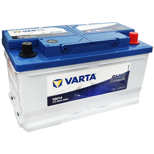 Ắc quy Varta DIN 58014 (12V-80Ah) - Đại lý acquydelkor.vn