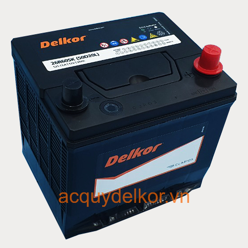 Ắc quy Delkor 50D20L - ( 12V- 50Ah )