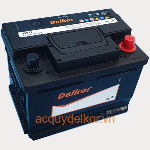 Ắc quy Delkor DIN 55421 (12V-54Ah)