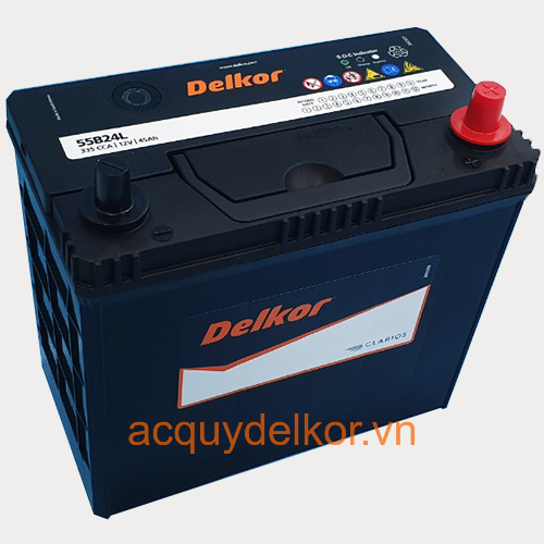 Ắc quy Delkor 55B24L - ( 12V - 45Ah )