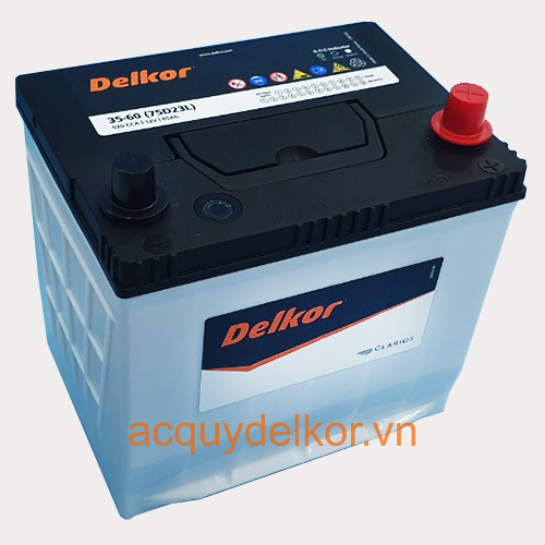 Ắc quy Delkor 75D23L - ( 12V - 65Ah )