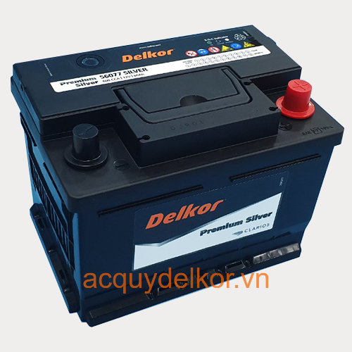 Ắc quy Delkor DIN 56077 SILVER (12V-60Ah)